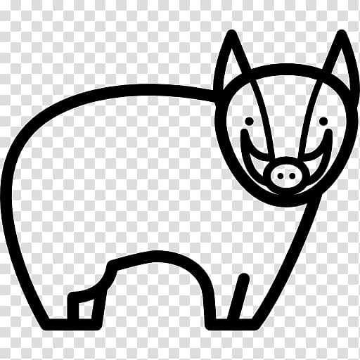 Domestic pig Computer Icons Wildlife , hogs transparent background PNG clipart