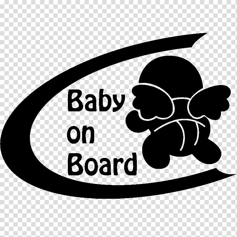 Nature Baby, Signing the Outdoors Logo Brand White Font, baby on board sticker transparent background PNG clipart