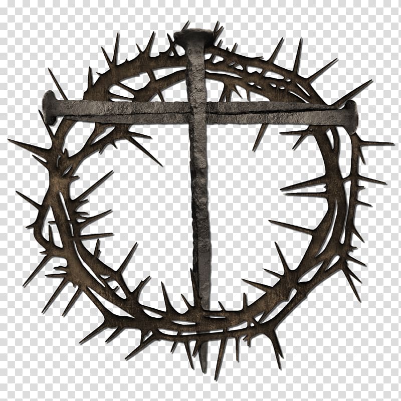 Crown of thorns Christian cross Crucifix , christian cross transparent background PNG clipart