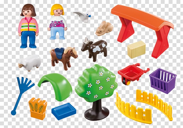 Playmobil Toy Pony Petting zoo Child, toy transparent background PNG clipart
