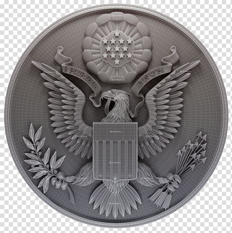 Great Seal of the United States STL 3D modeling Wavefront .obj file, united states transparent background PNG clipart