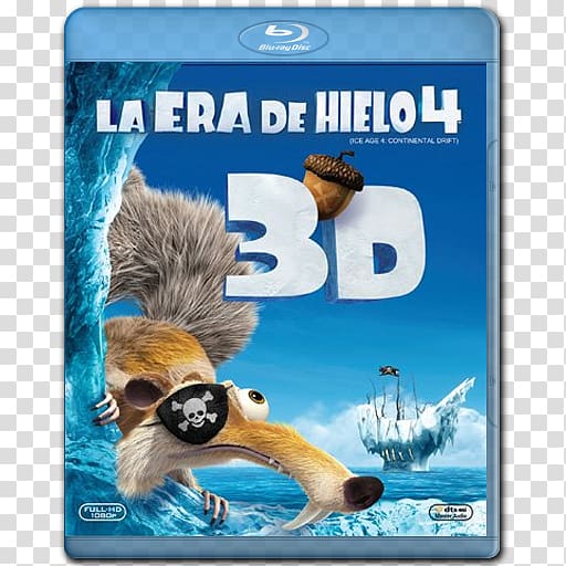 Scrat Blu-ray disc Sid Ice Age: Dawn of the Dinosaurs Manfred, hielo transparent background PNG clipart