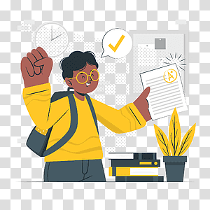 illustration, Grades, education, happy, school, student, evaluation transparent background PNG clipart thumbnail