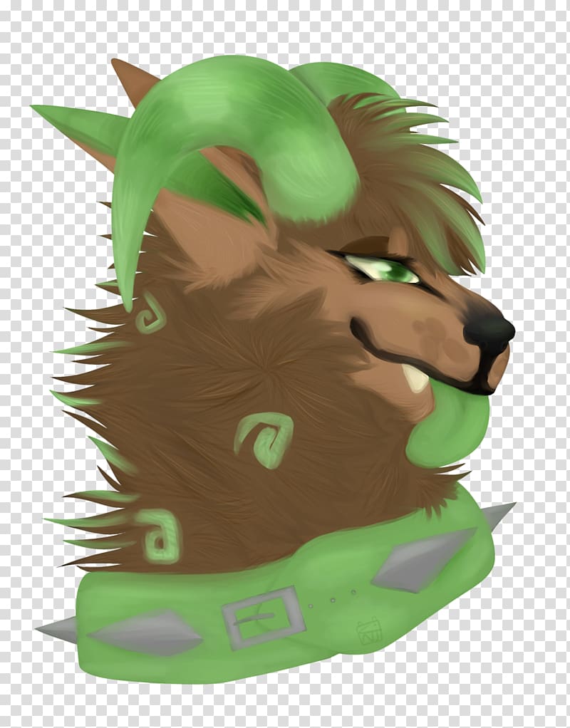 Cartoon Green Character Animal, playful transparent background PNG clipart