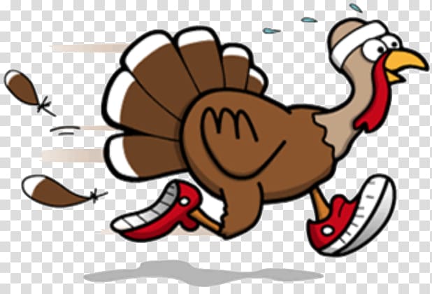 Turkey trot Thanksgiving Running Walking , Turkey Trot transparent background PNG clipart