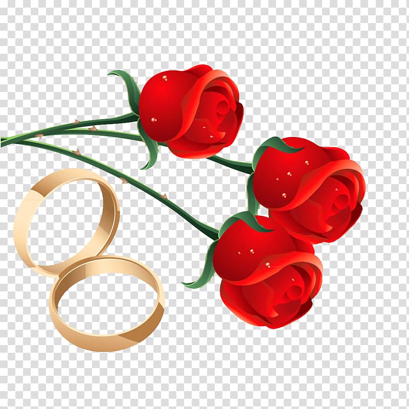 Wedding Ring, Rose engagement ring material transparent background PNG clipart