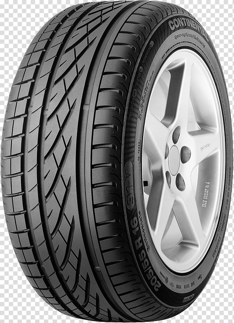 Continental AG Run-flat tire Car Tubeless tire, car transparent background PNG clipart