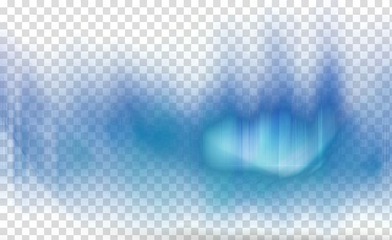 beautiful blue aurora transparent background PNG clipart