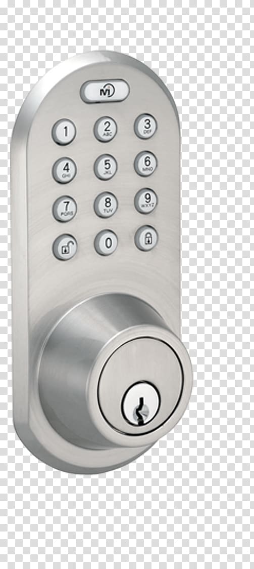 Dead bolt Remote Controls Lock Keypad Door, electronic locks transparent background PNG clipart
