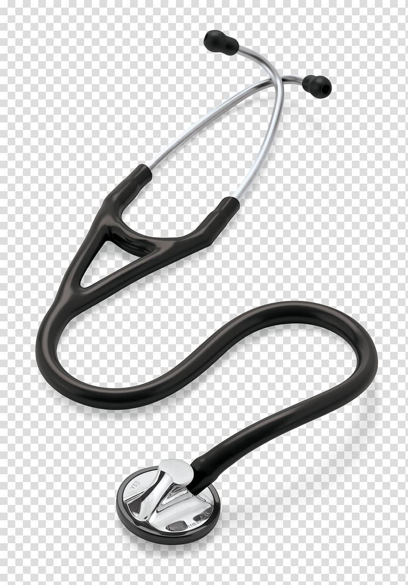 black and silver stethoscope , Stethoscope Cardiology Medicine Physical examination 3M, stetoskop transparent background PNG clipart