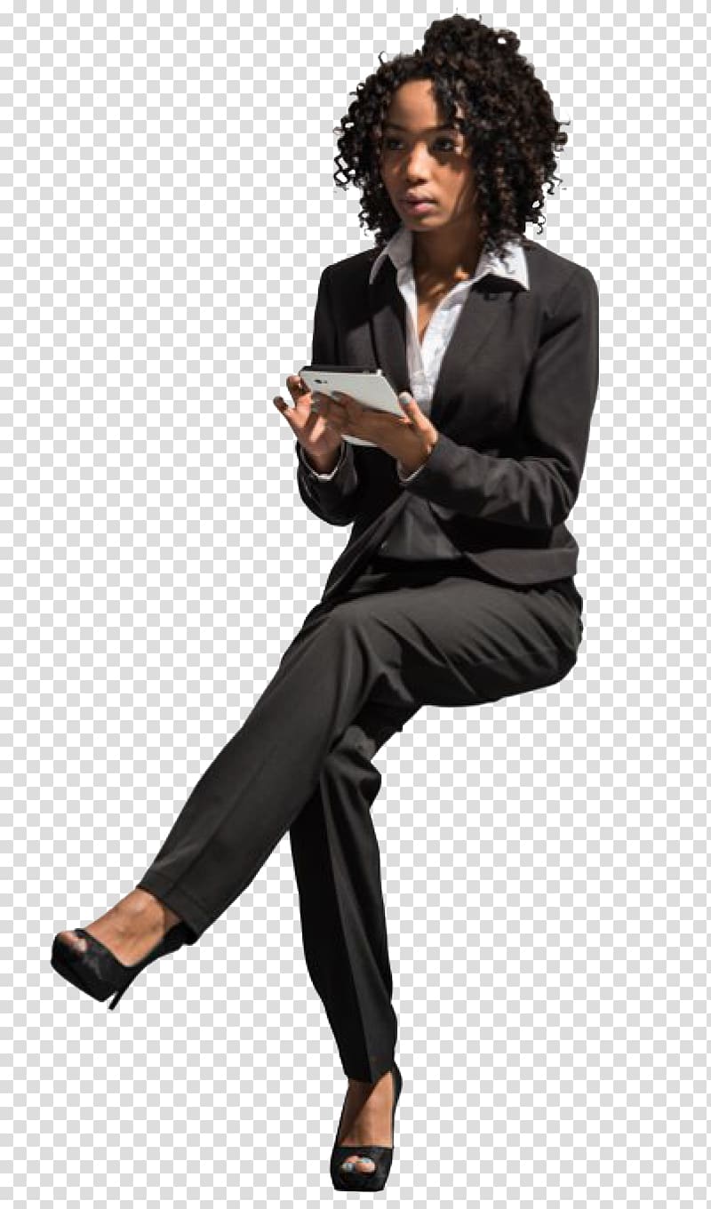 Businessperson Architecture Pin, sitting transparent background PNG clipart