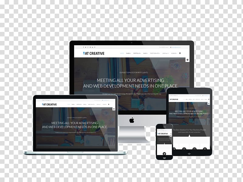 Responsive web design Template Joomla WordPress Bootstrap, creative templates transparent background PNG clipart