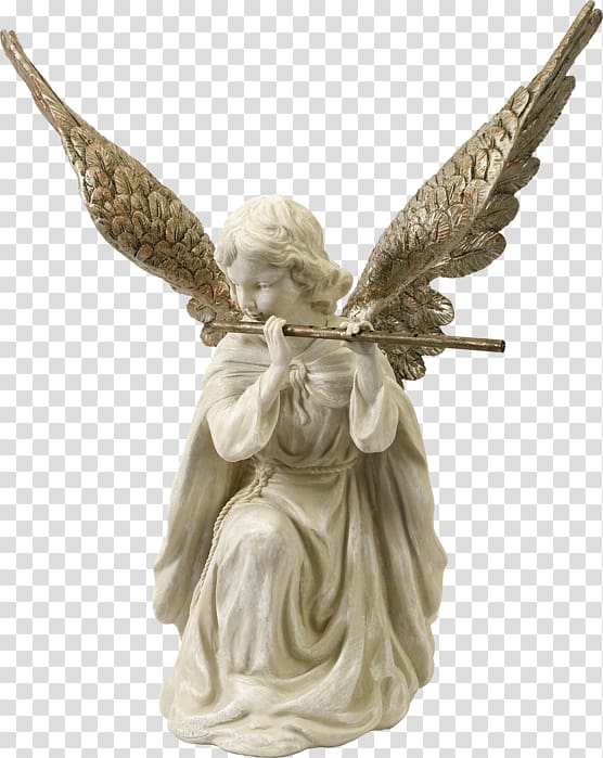 Angel Statue Cherub, angel transparent background PNG clipart