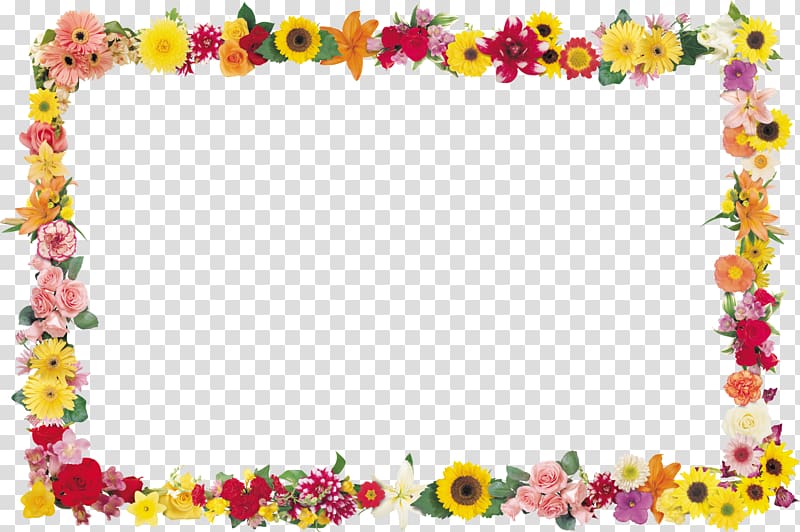 Flower Frames Drawing , рамка transparent background PNG clipart