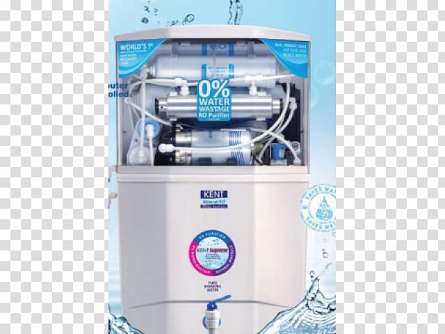 Water Filter Reverse osmosis Water purification Kent RO Systems, water transparent background PNG clipart