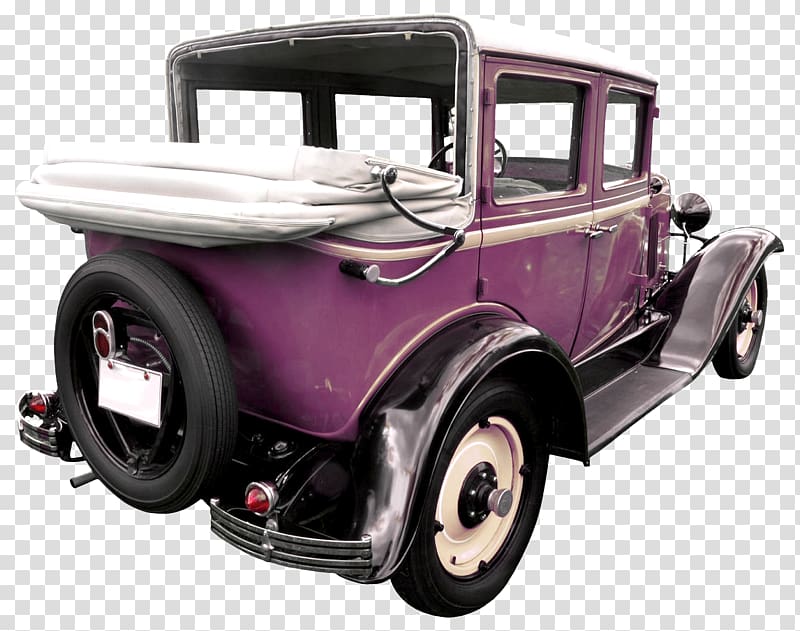 Classic car Jeep Wrangler Sport utility vehicle, Purple classic cars transparent background PNG clipart