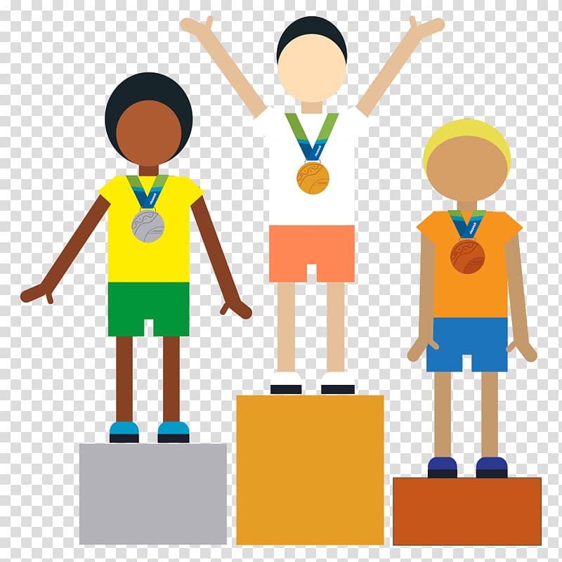 Paper Gold medal Craft Material, Athlete Awards Ceremony transparent background PNG clipart