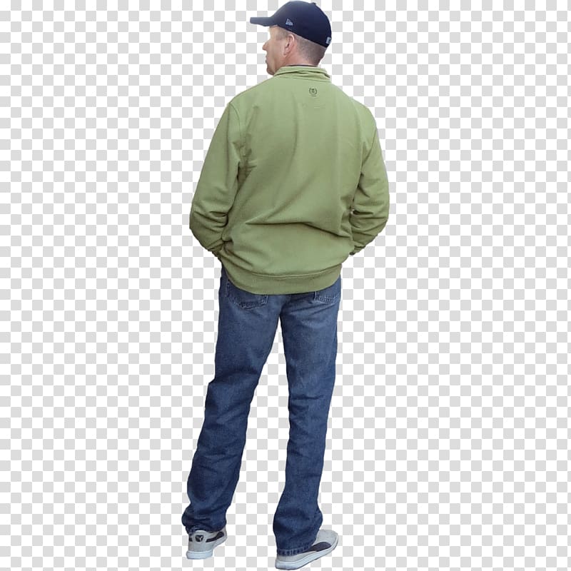 man in green long-sleeved top and blue jeans, Icon, Man transparent background PNG clipart