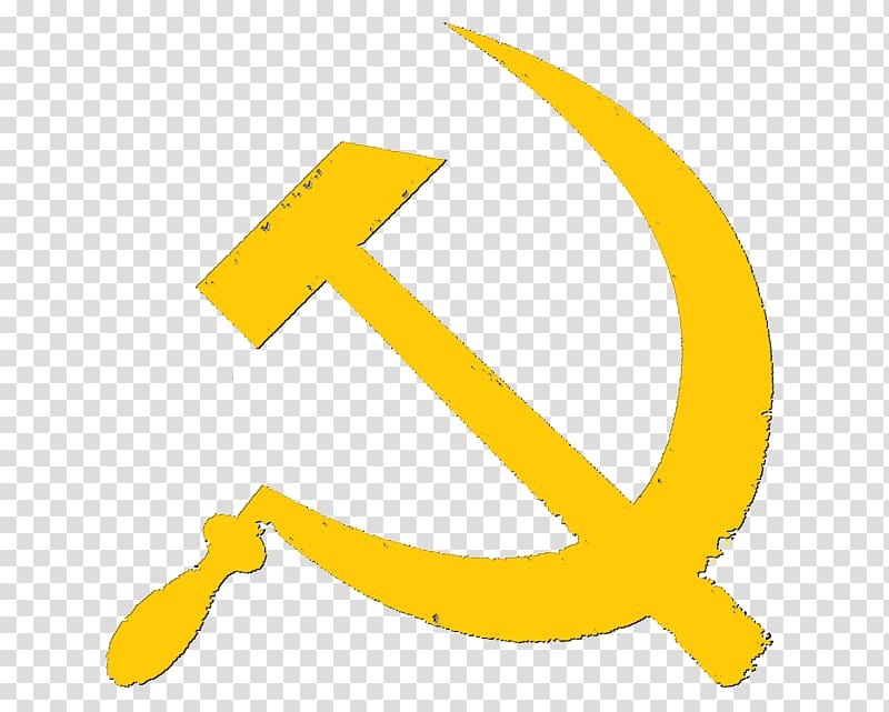 Hammer and sickle Soviet Union Communist symbolism, lenin transparent background PNG clipart