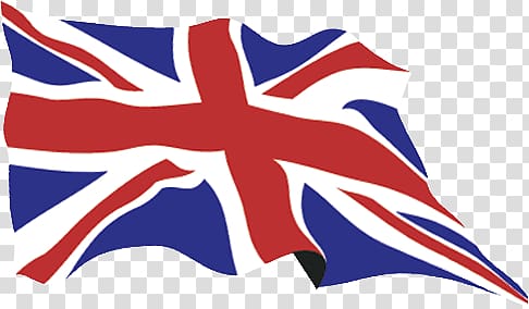 flag of United Kingdom, Wave Uk Flag transparent background PNG clipart