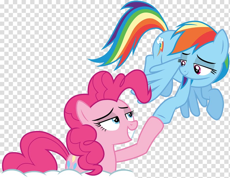 My Little Pony: Friendship Is Magic, Season 7 Pinkie Pie Rainbow Dash, others transparent background PNG clipart