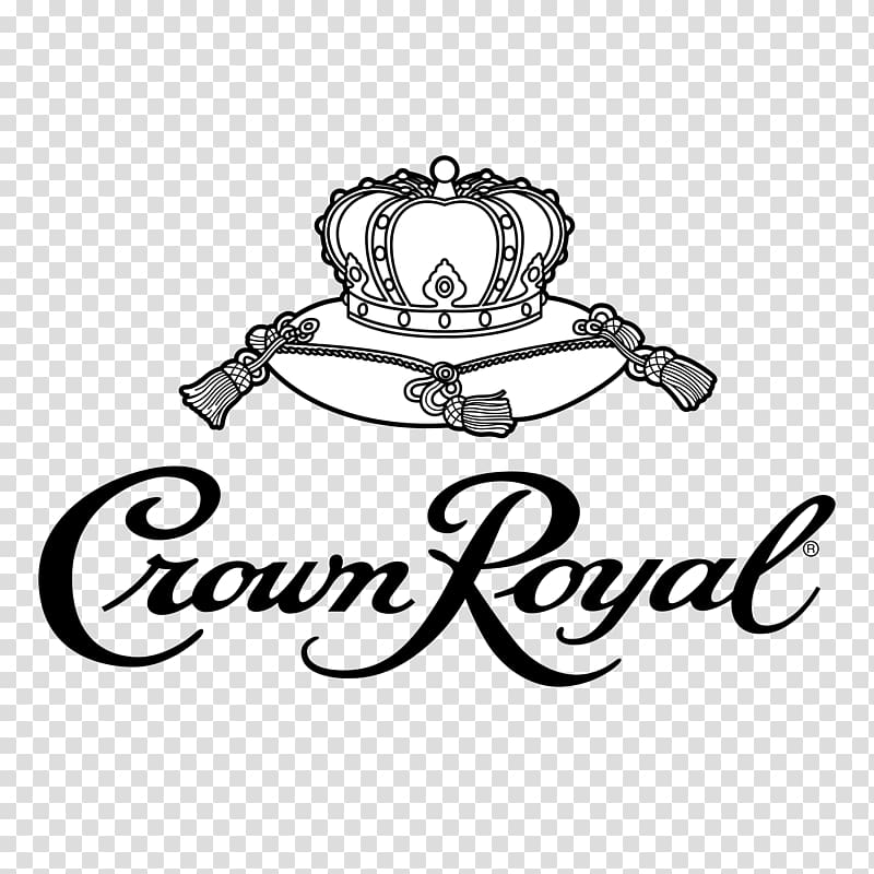 Crown Royal Blended whiskey Canadian whisky Liquor, RESTURANT LOGO transparent background PNG clipart