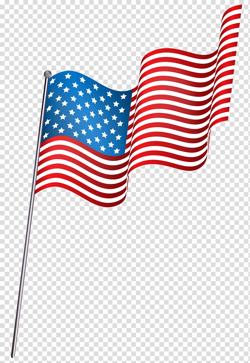 USA flag , Flag of the United States , American Waving Flag transparent background PNG clipart
