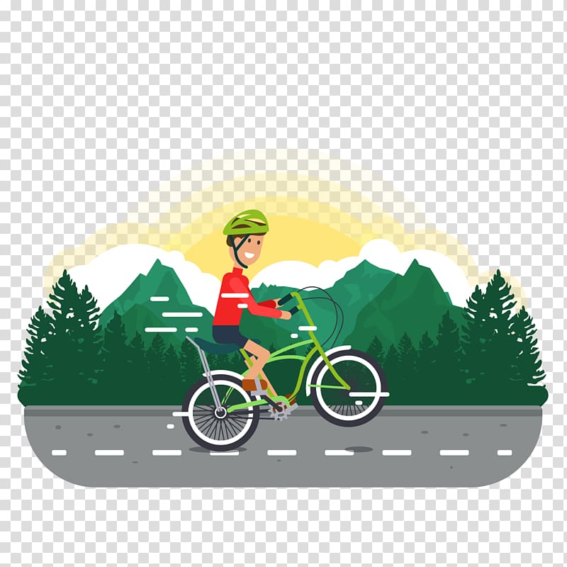 Bicycle Cycling Euclidean Icon, mountain bike transparent background PNG clipart