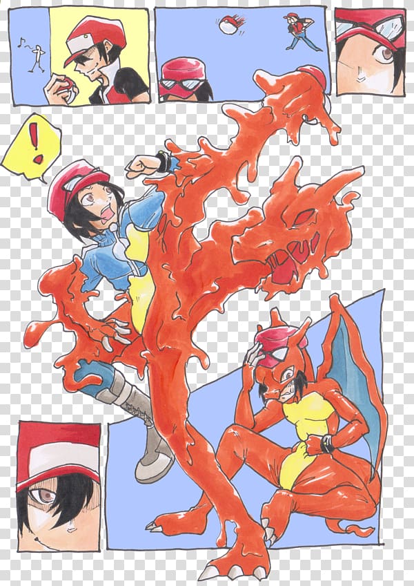 Charizard Pokémon Red and Blue Comics Pokémon Sun and Moon, inflatable dragon transparent background PNG clipart