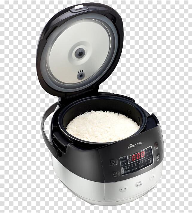 Rice cooker Home appliance Electric cooker Cooked rice, Cooking rice cooker transparent background PNG clipart