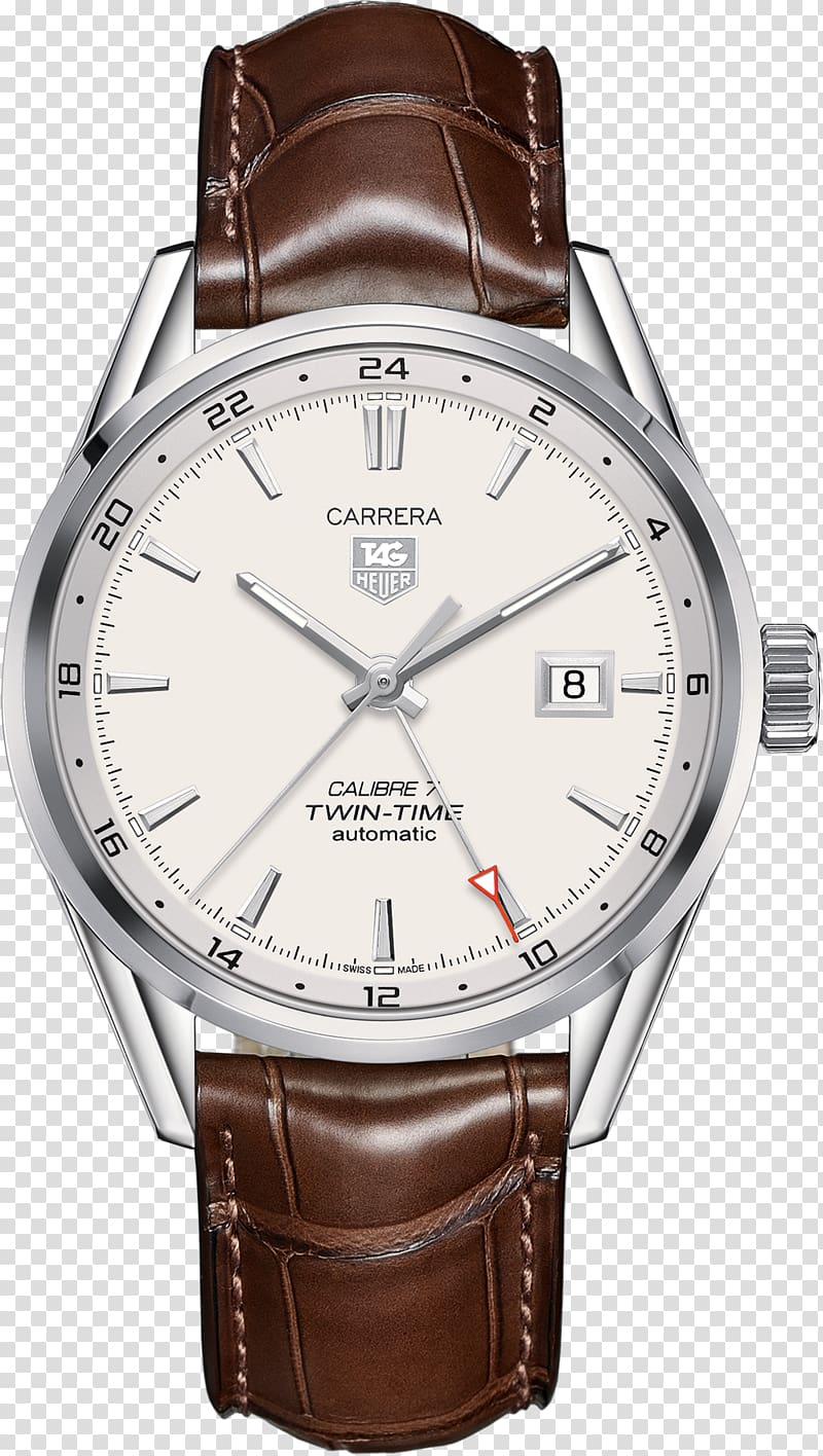 TAG Heuer Carrera Calibre 5 Automatic watch Chronograph, watch transparent background PNG clipart