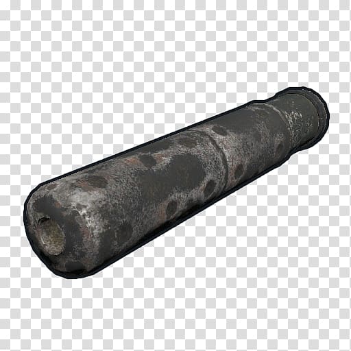 Rust Weapon Silencer Pistol Bolt action, weapon transparent background PNG clipart