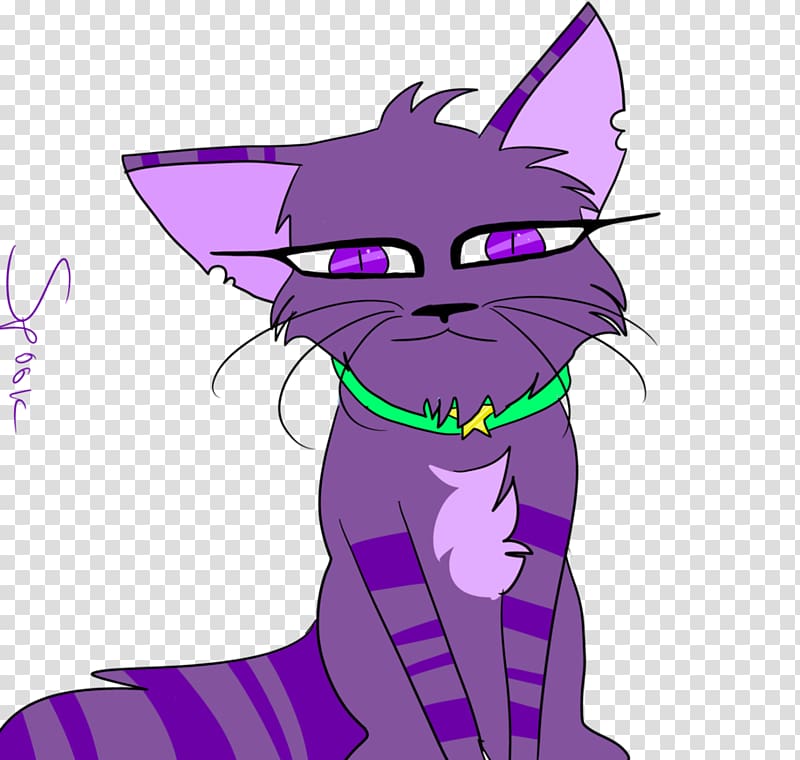 Whiskers Kitten Cat Dog, Purple Stripes transparent background PNG clipart