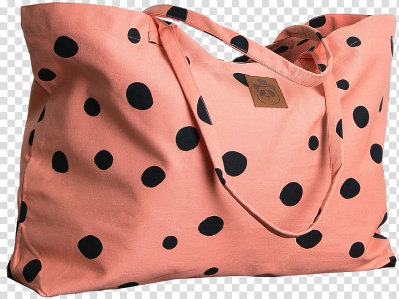 Tote bag Handbag Backpack Polka dot, pink dot transparent background PNG clipart