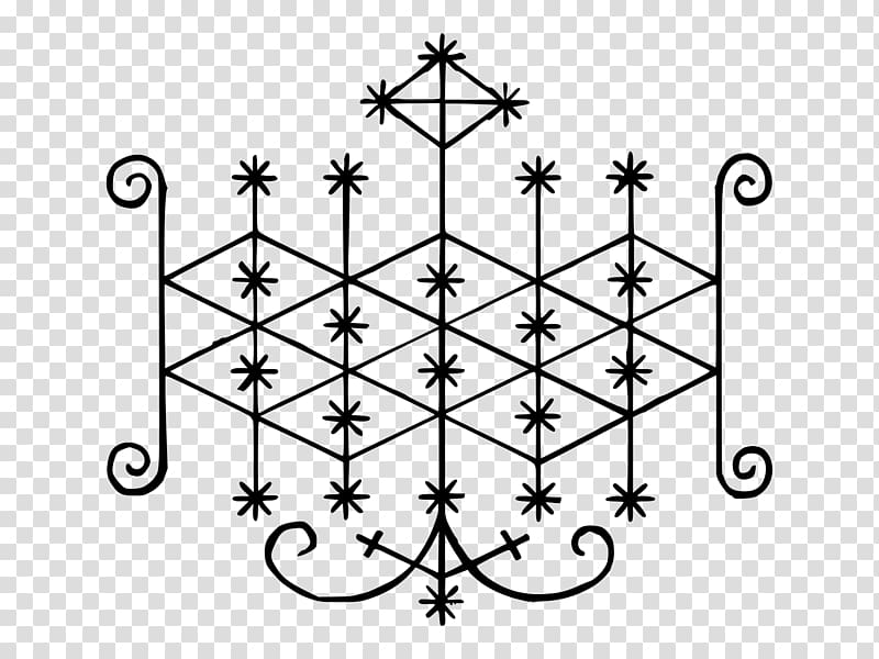 Haitian Vodou West African Vodun Hoodoo Veve, symbol transparent background PNG clipart