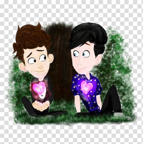 T-shirt The Amazing Book is Not on Fire Dan and Phil Hoodie, beautiful couple transparent background PNG clipart