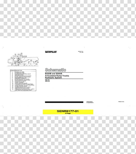 Document Logo Line, Caterpillar Dump truck transparent background PNG clipart