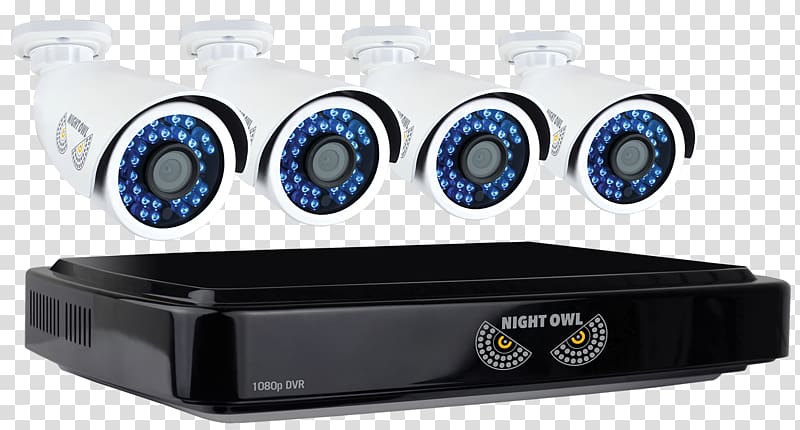 Digital Video Recorders Security Alarms & Systems Closed-circuit television Home security, Night Owl transparent background PNG clipart