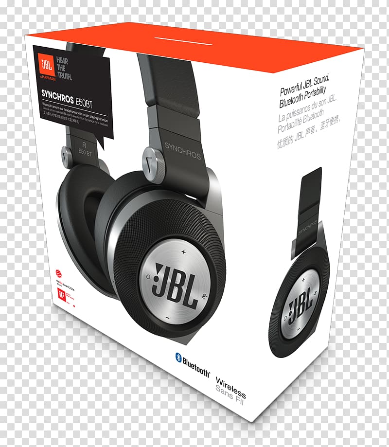 Headphones JBL Synchros E50BT Bluetooth Headset, JBL Extreme transparent background PNG clipart