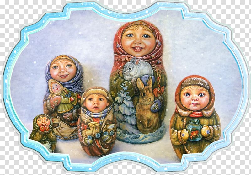 Matryoshka doll Studio apartment Ansichtkaart Greeting & Note Cards, doll transparent background PNG clipart