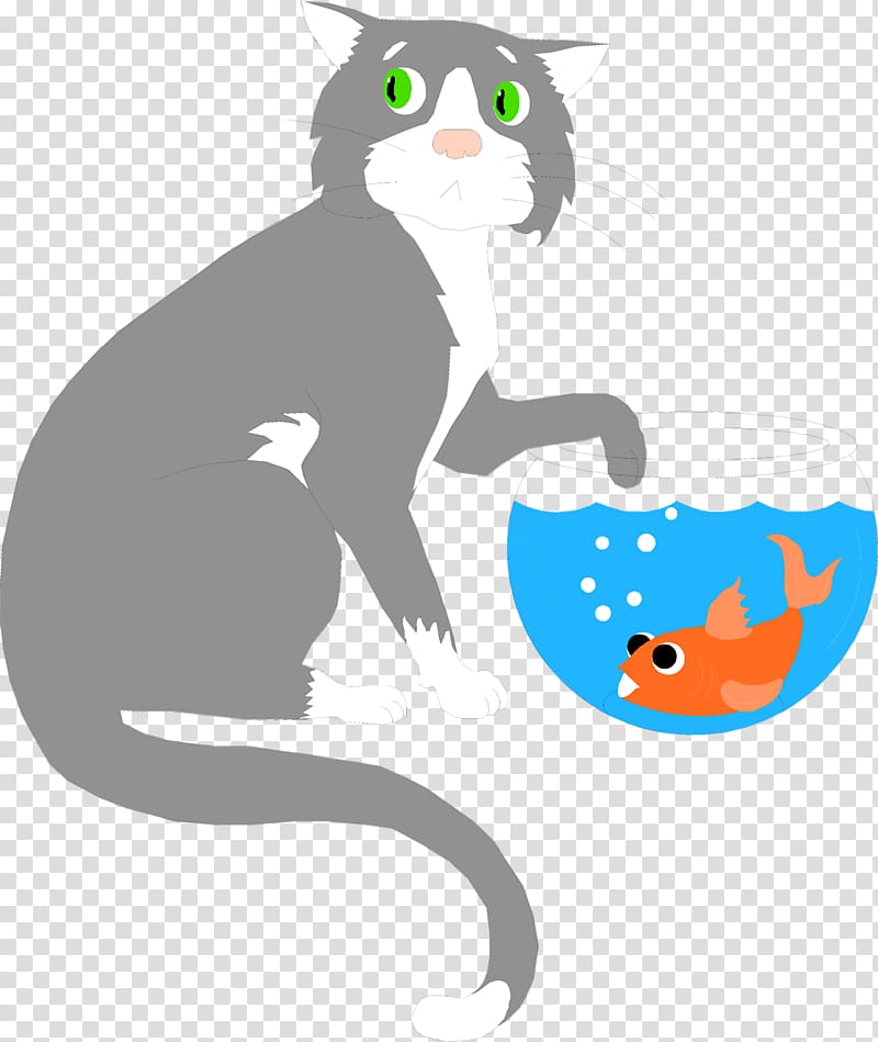 Cat Food Goldfish Dog Paw, fish bowl transparent background PNG clipart