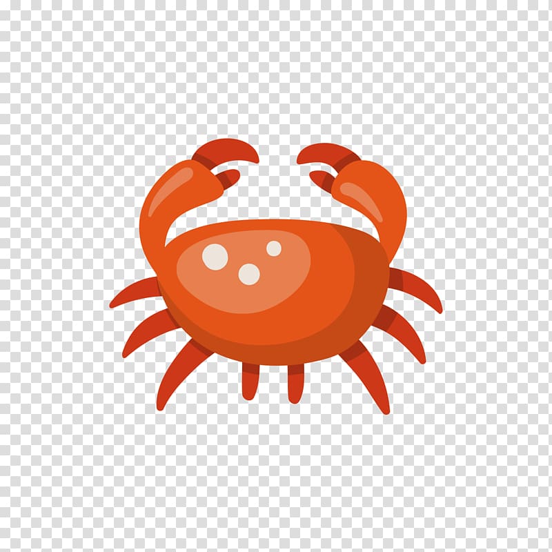 Crab Cartoon , Red crabs transparent background PNG clipart