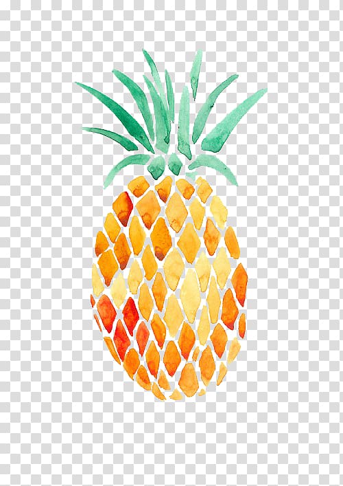 Pineapple Watercolor painting Art Watercolor, pineapple transparent background PNG clipart