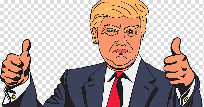 Stoney\'s Donald Trump Editorial cartoon Political satire, donald trump transparent background PNG clipart