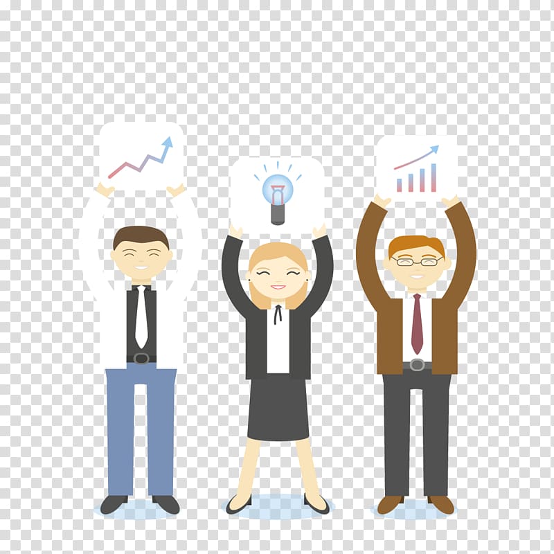 three person holding illustrations business teamwork work efficiency transparent background png clipart hiclipart three person holding illustrations