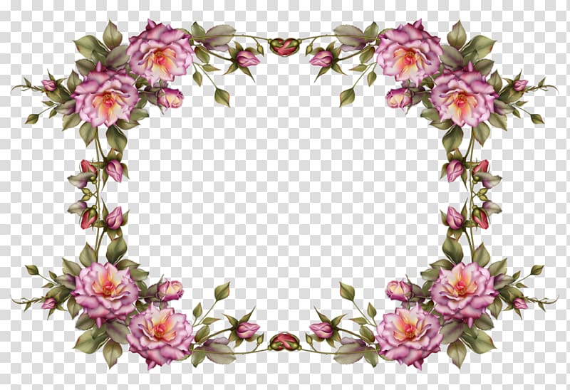 Borders and Frames Frames Flower , watercolor flower border transparent background PNG clipart