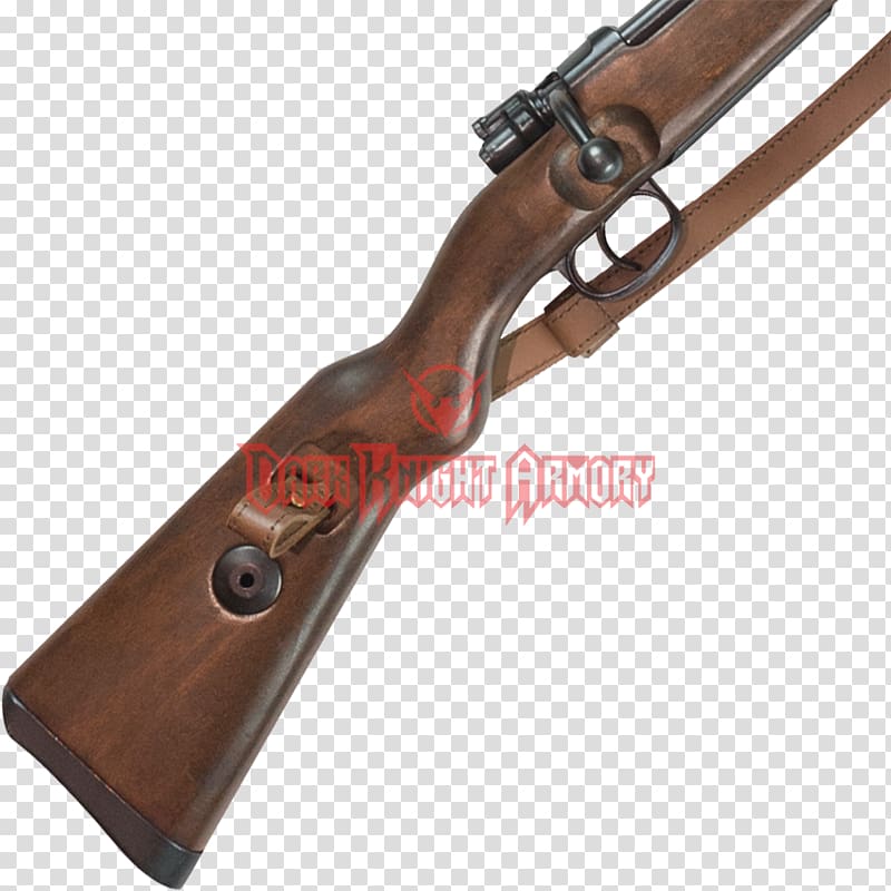 Trigger Karabiner 98k Second World War Rifle Firearm, leather belt transparent background PNG clipart