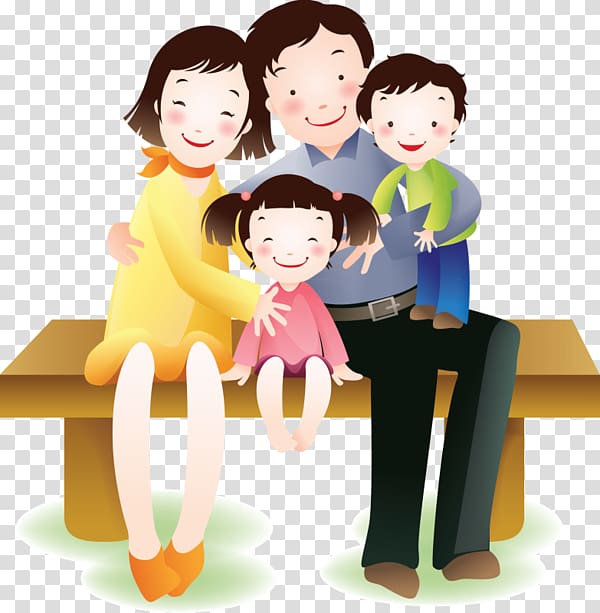 Family Self Experts Center , A happy cartoon transparent background PNG clipart