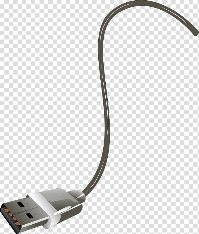 Electrical cable USB Drawing , Computers Wires transparent background PNG clipart