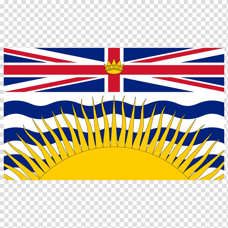 Flag of British Columbia Province Flag of Canada, Flag transparent background PNG clipart